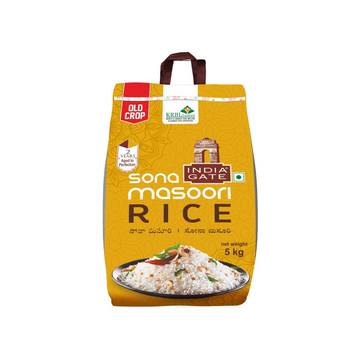 India Gate Raw Sonamasuri Rice (Medium Grain)